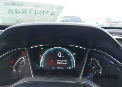 2018 Honda Civic Ex from USA, damaged, VIN 2HGFC2F7XJH511456